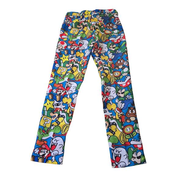 Nintendo Super Mario Dress Suit Boy Size 16Y OppoSuits Gamer 3 Pc Set - Picture 8 of 16